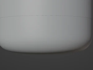 Amber Glass Pill Bottle 3D Model