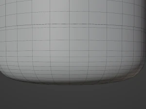 Amber Glass Pill Bottle 3D Model