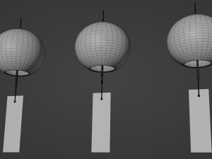 Furin - Wind Chimes 3D Model