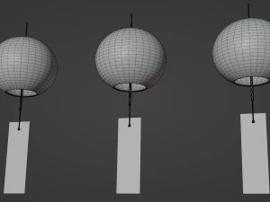 Furin - Wind Chimes 3D Model