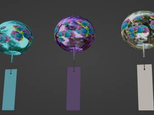 Furin - Wind Chimes 3D Model