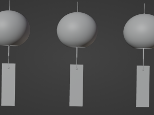 Furin - Wind Chimes 3D Model