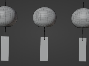 Furin - Wind Chimes 3D Model