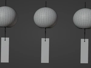 Furin - Wind Chimes 3D Model