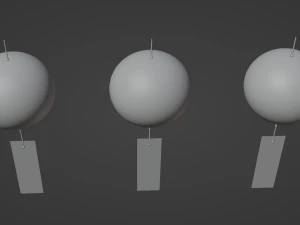 Furin - Wind Chimes 3D Model