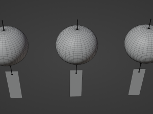 Furin - Wind Chimes 3D Model