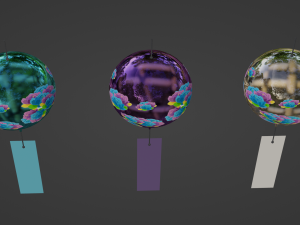 Furin - Wind Chimes 3D Model