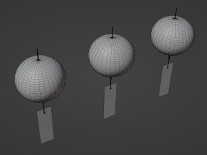 Furin - Wind Chimes 3D Model