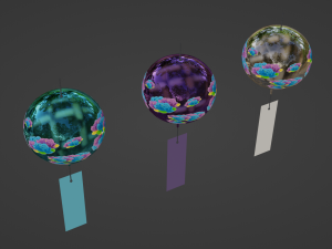 Furin - Wind Chimes 3D Model