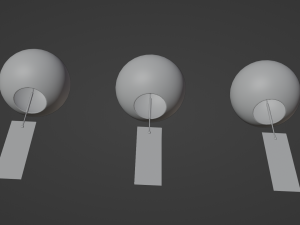 Furin - Wind Chimes 3D Model