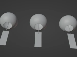 Furin - Wind Chimes 3D Model