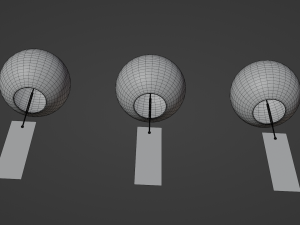 Furin - Wind Chimes 3D Model