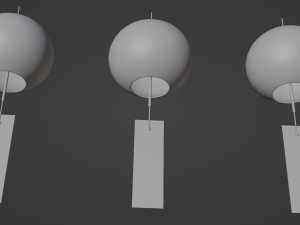 Furin - Wind Chimes 3D Model