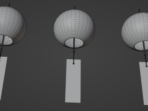 Furin - Wind Chimes 3D Model