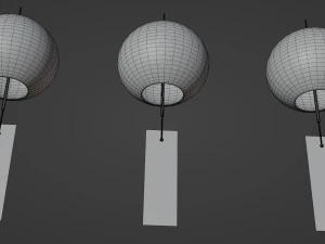 Furin - Wind Chimes 3D Model
