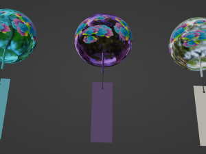 Furin - Wind Chimes 3D Model