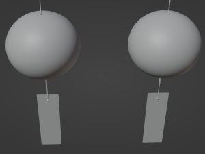 Furin - Wind Chimes 3D Model