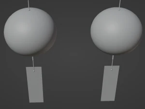 Furin - Wind Chimes 3D Model