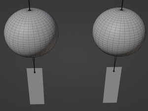 Furin - Wind Chimes 3D Model