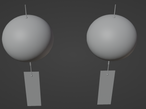 Furin - Wind Chimes 3D Model