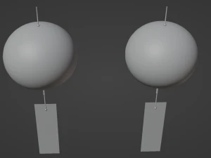 Furin - Wind Chimes 3D Model
