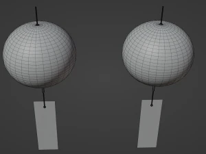 Furin - Wind Chimes 3D Model