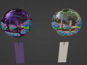 Furin - Wind Chimes 3D Model