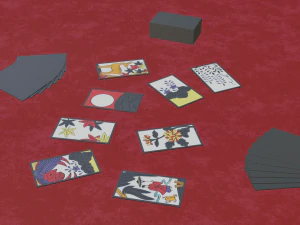 Hanafuda - Flower Cards 3D Model