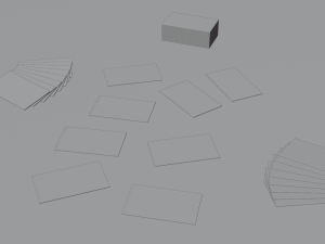 Hanafuda - Flower Cards 3D-Modell