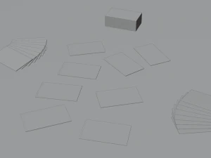Hanafuda - Flower Cards 3D Model