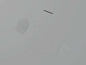 Hanafuda - Flower Cards 3D Model