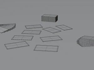 Hanafuda - Flower Cards 3D Model