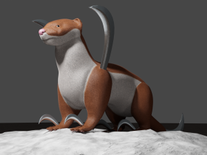 Japanese Yokai - Kamaitachi 3D Model