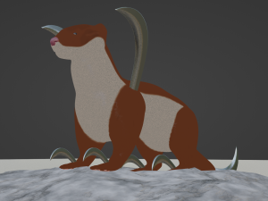 Japanese Yokai - Kamaitachi 3D Модель