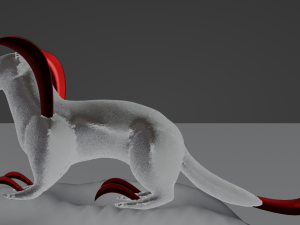 Japanese Yokai - Kamaitachi 3D Модель
