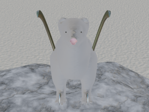 Japanese Yokai - Kamaitachi 3D Модель
