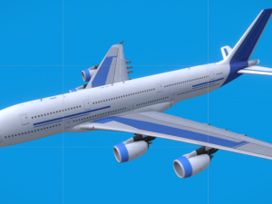 airplane 3D मॉडल