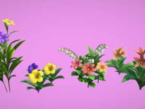 flower Modello 3D