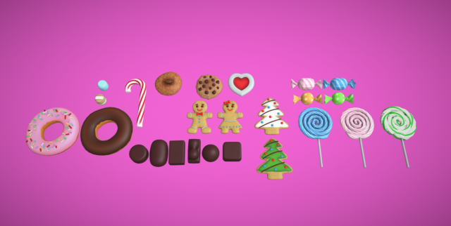 cookie Modelo 3D .c4d .max .obj .3ds .fbx .stl .blend 