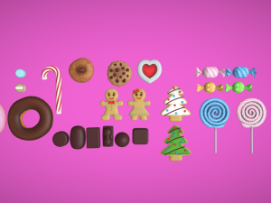 cookie Modelo 3D