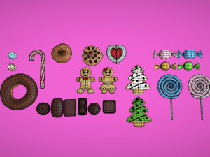 cookie Modelo 3D