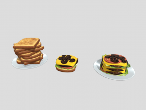 sandwich 3D 模型