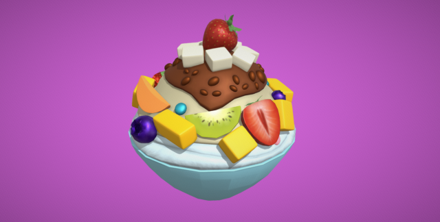 shaved ice Modèle 3D .c4d .max .obj .3ds .fbx .stl .blend