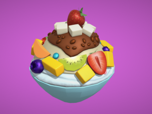 shaved ice 3D 模型