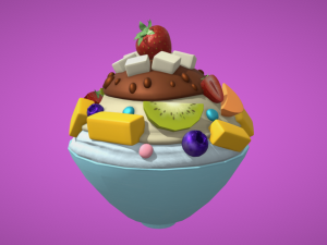 shaved ice Modèle 3D