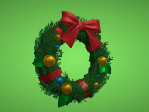 christmas wreath 3D Model