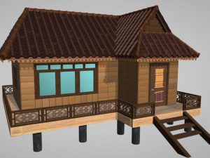 house 3D 模型