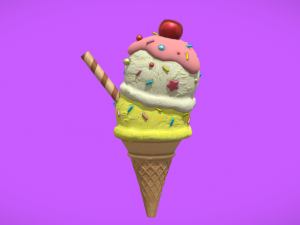 icecream 3D 模型