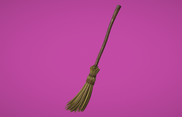Broom Modello 3D .c4d .max .obj .3ds .fbx .stl .blend 