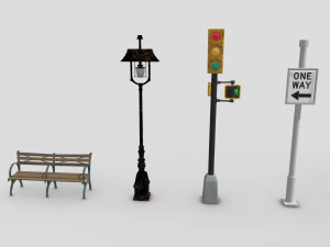 City element 3D Model